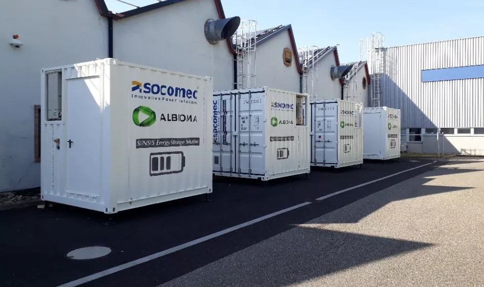 Stockage d'énerrgie, conteneur