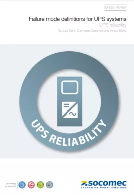 White paper Failure mode UPS
